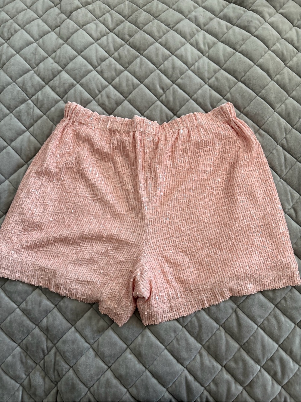 Trina Turk Blush Sequin Shorts